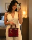 Ruby Croc Luxe
