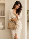 Celeste Croc Charm Tote