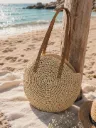 Boho Crochet Beach Tote