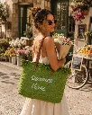 Summer Vibes Fringe Tote Bag